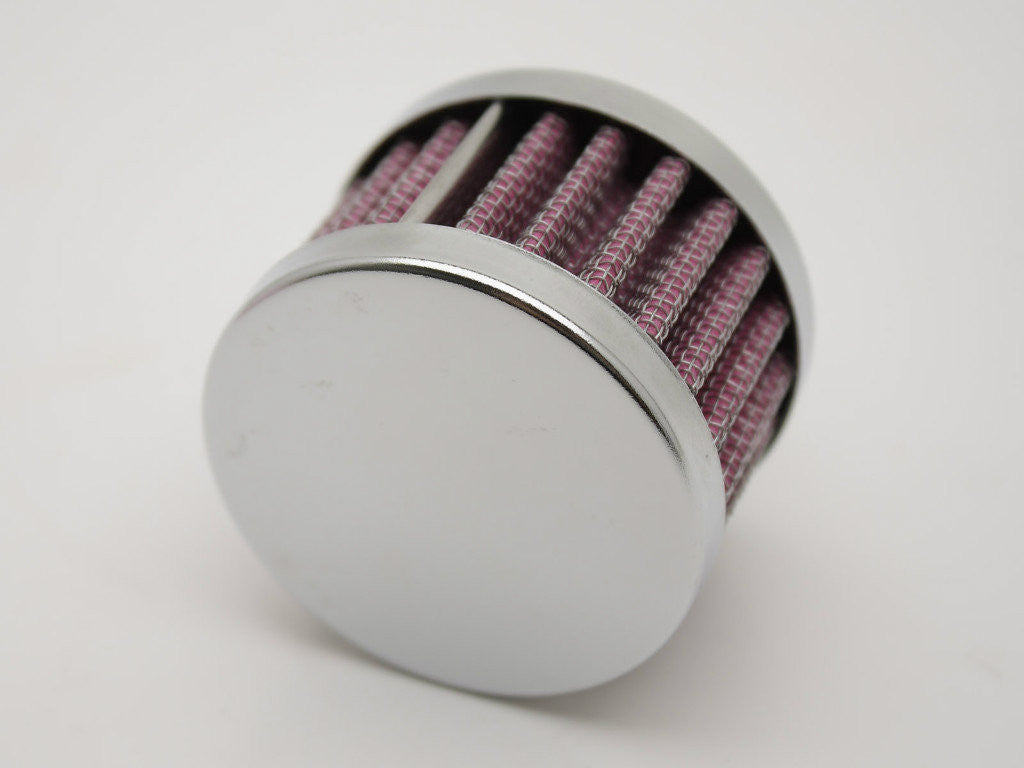 Crankcase Breather Filter, Chrome