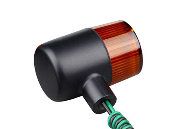thumbnail image 2 of Big Port Bullet Classic LED Indicators – Cafe Racer, Bobber, Chopper – Black Pair 2 of 3