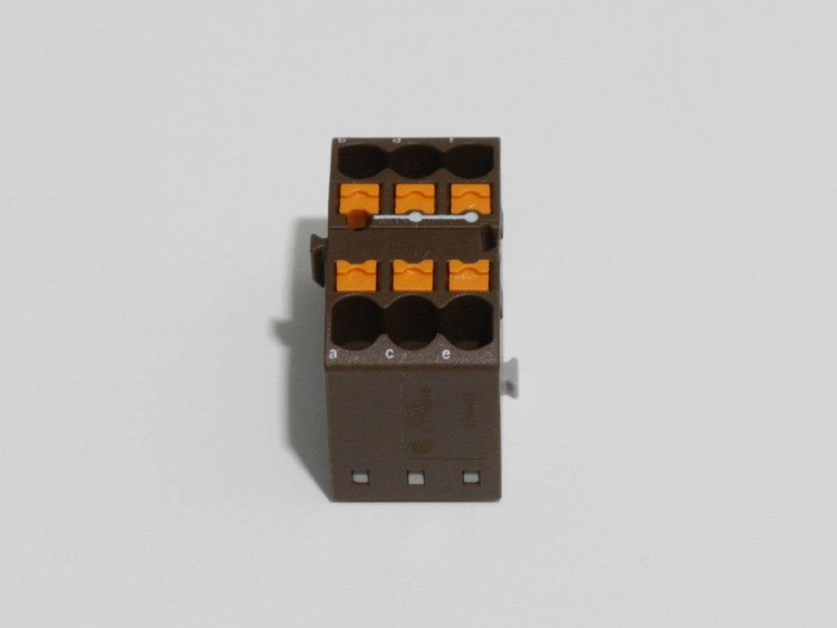 Power/Ground Distribution Block, 6-Way, 24A