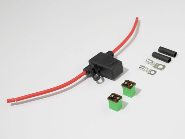 Battery Cable with Fuse Holder, 40A, 10AWG