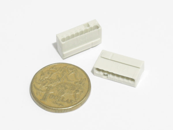 Power/Ground Distribution Blocks, 8-Way, Micro, 6A