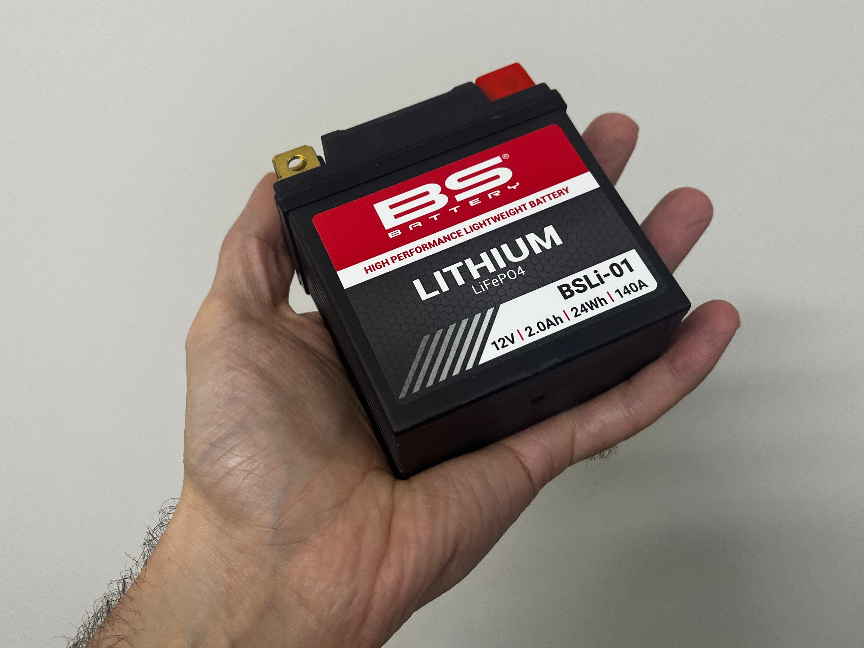 BS Battery, BSLI-01, LiFePO4, 140CCA