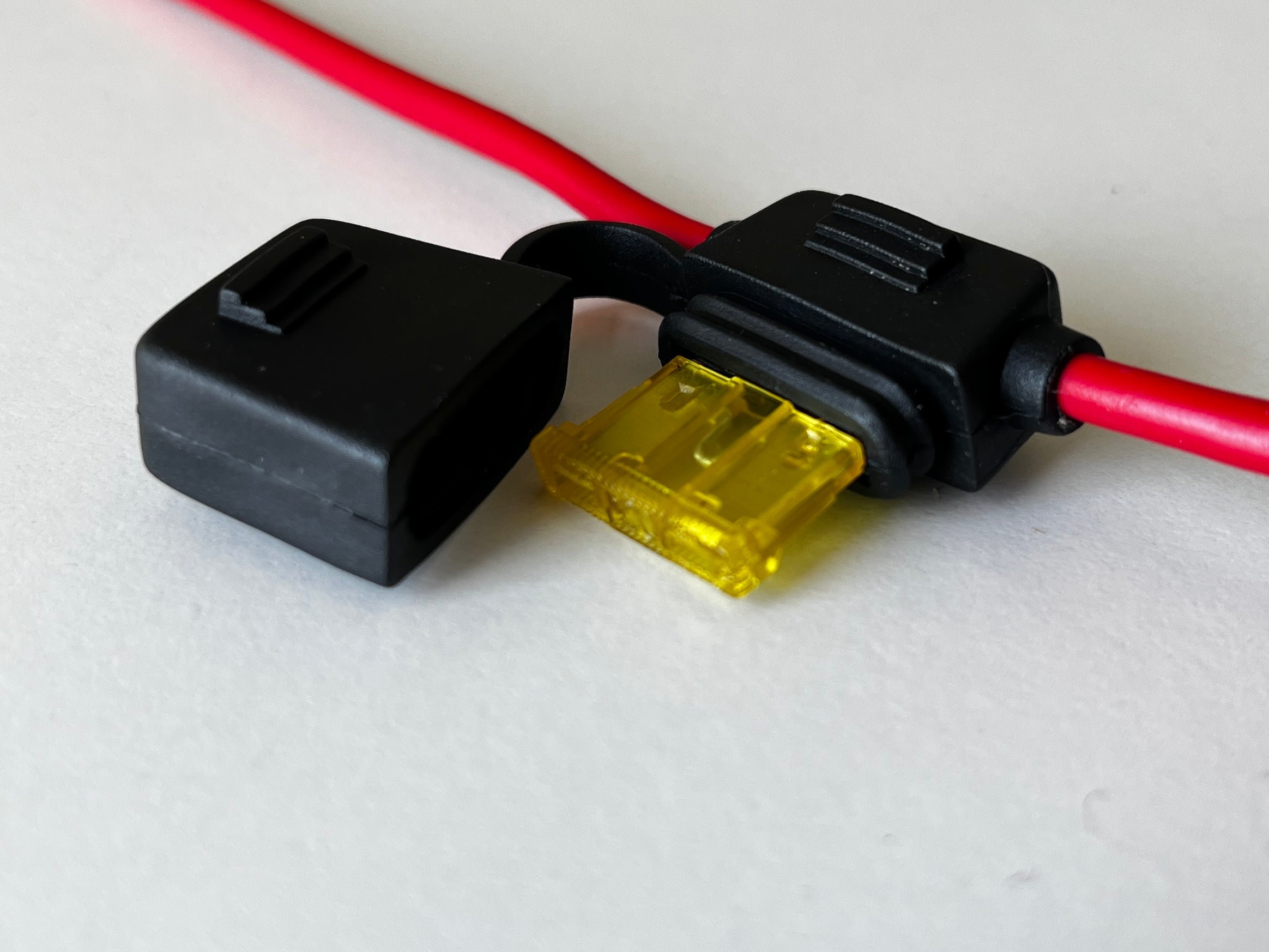 Fuse Holder, Inline, Pre-Wired, 20A Blade