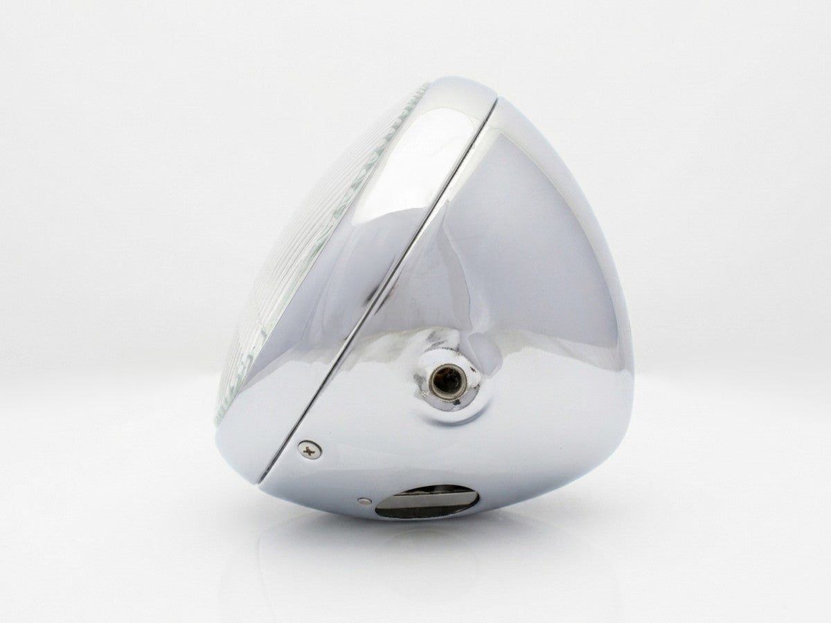 Headlight, 7" Chrome, Lucas Replica