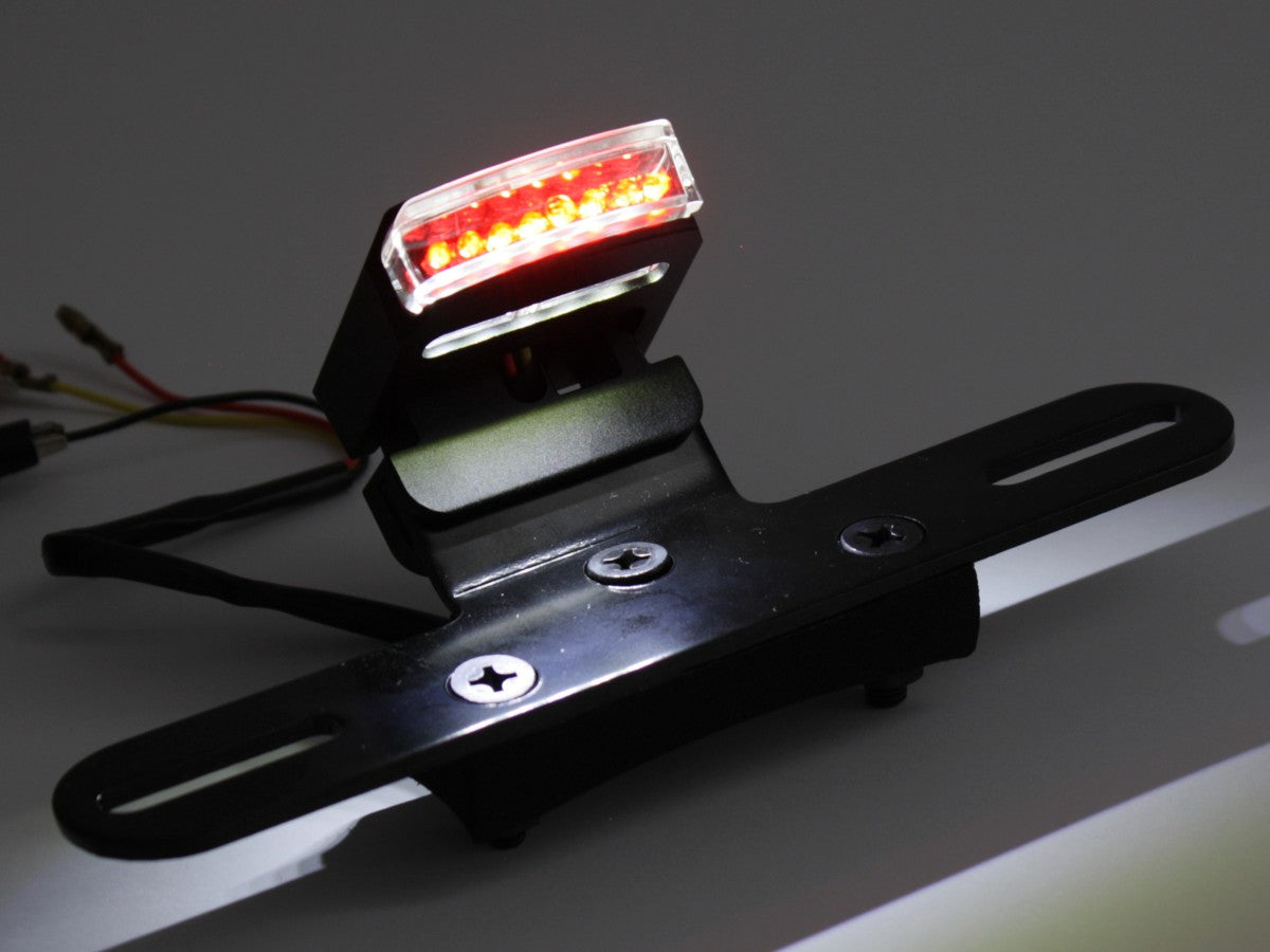 Tail Light with Number Plate Bracket, LED