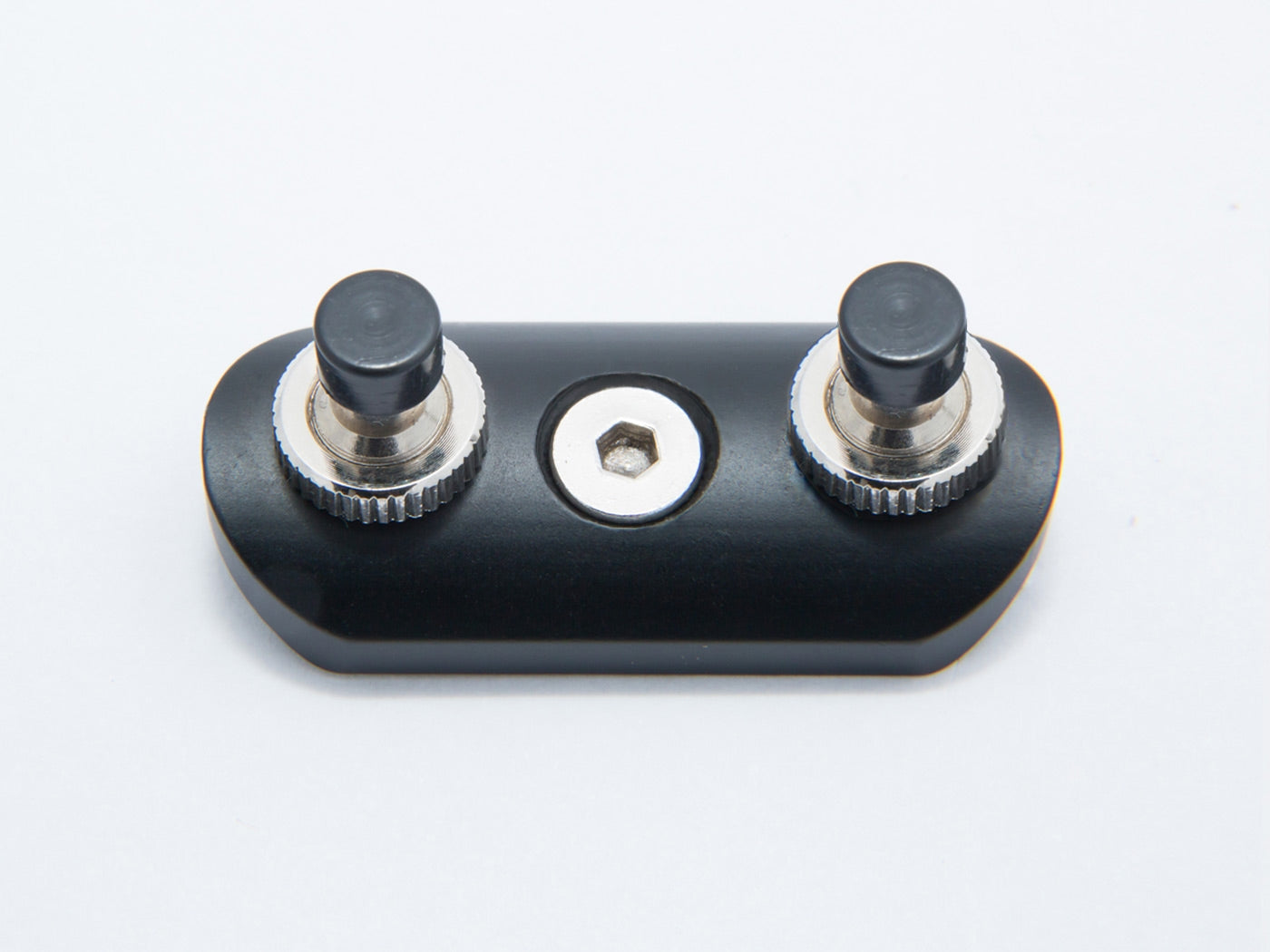 Switch Block, Low Profile, Black (button X2)