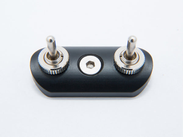 Switch Block, Low Profile, Black (toggle X2)