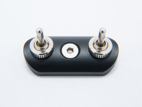 Switch Block, Low Profile, Black (toggle X2)