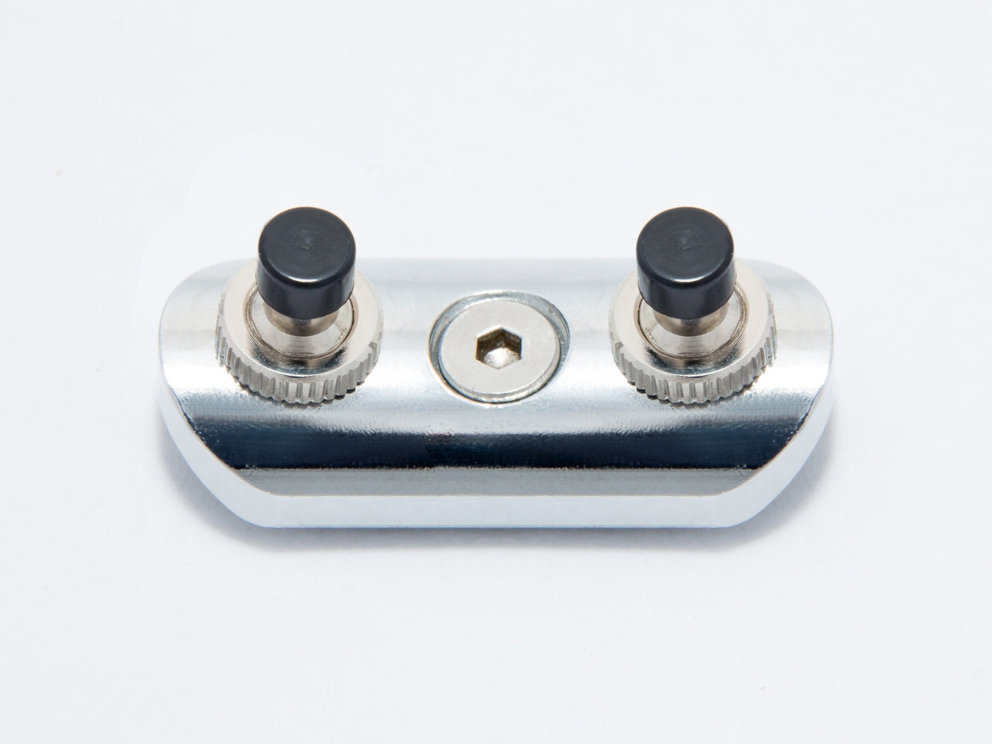 Switch Block, Low Profile, Chrome (button X2)