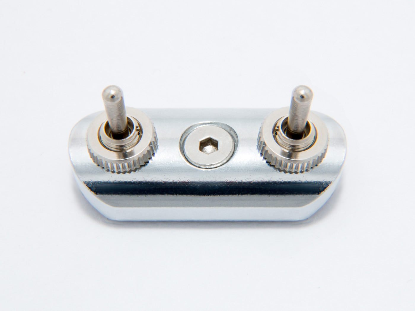 Switch Block, Low Profile, Chrome  (toggle X2)
