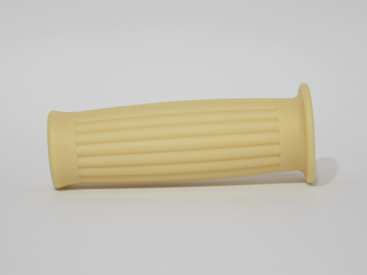 Grips, Ribbed Barrel, Ivory, 7/8"