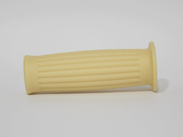 Grips, Ribbed Barrel, Ivory, 7/8"