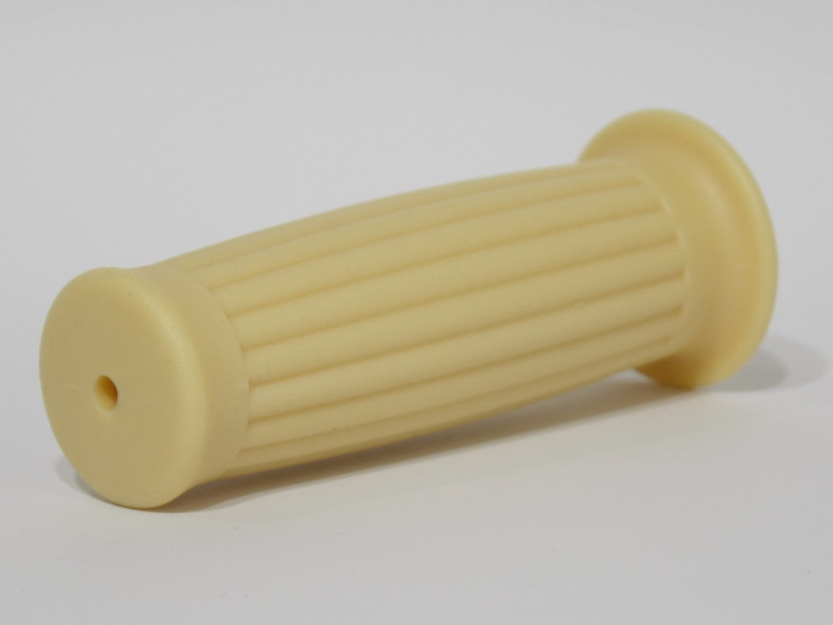 Grips, Ribbed Barrel, Ivory, 7/8"