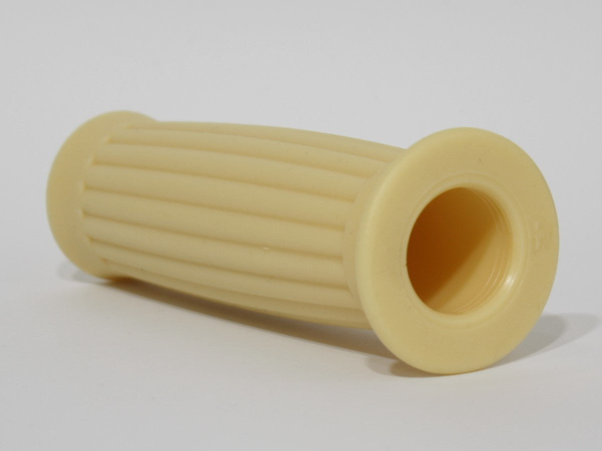 Grips, Ribbed Barrel, Ivory, 7/8"