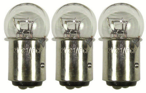 Tail Light Bulbs, BAY15D Small Head, 3-pack