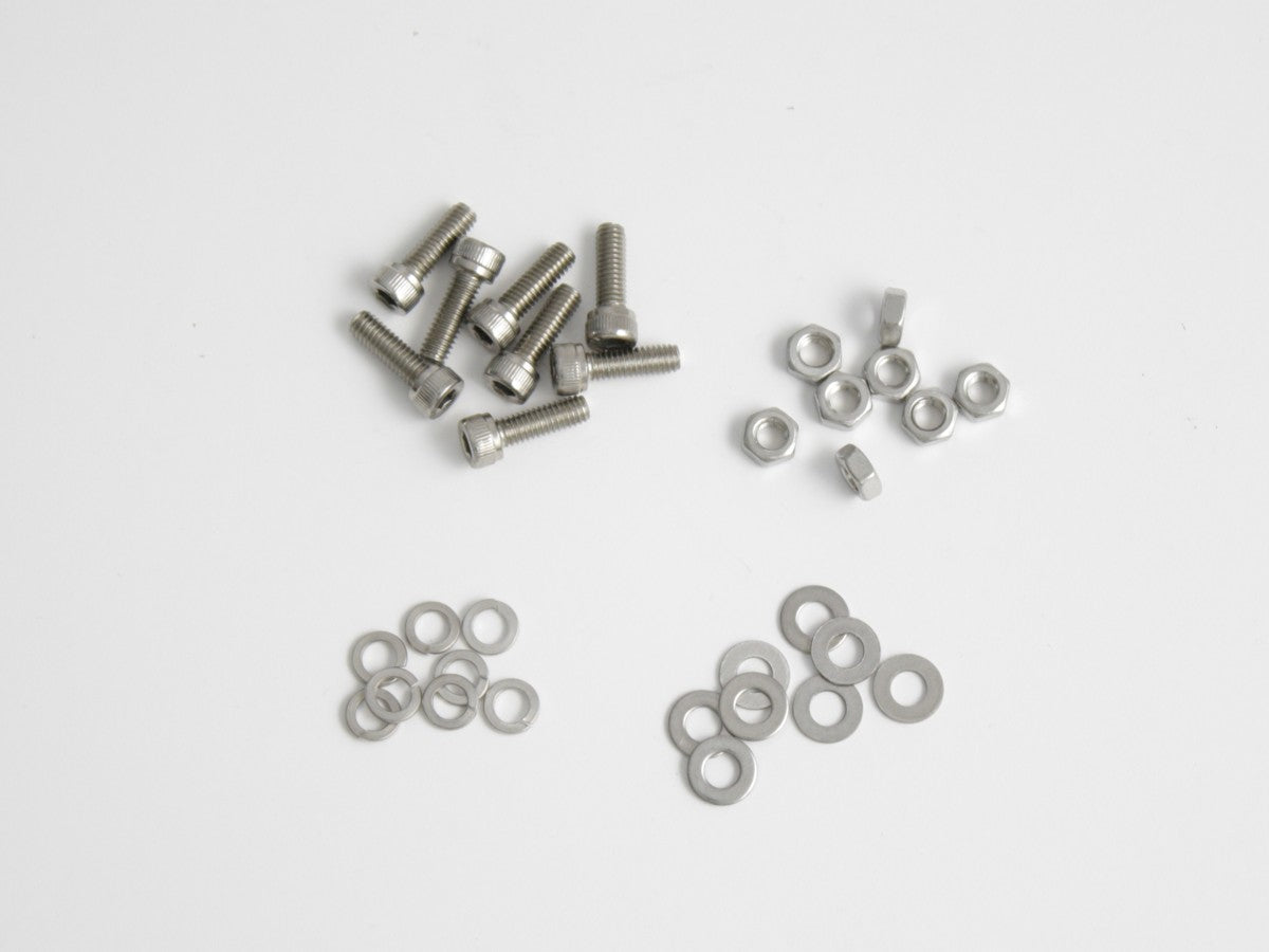 Socket Head Cap Screw Set with Nuts, Stainless Steel, M4 - M6
