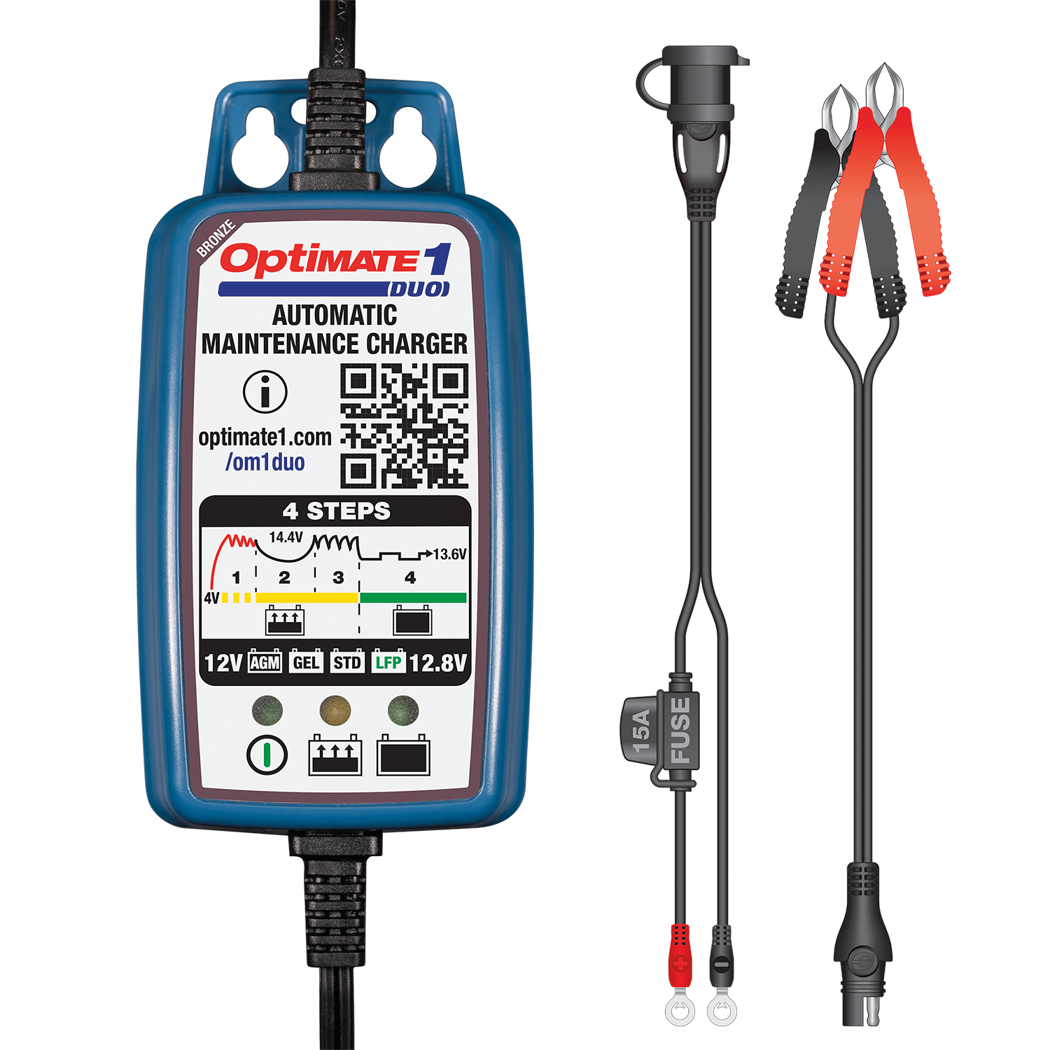 Battery Maintainer, OptiMate 1 DUO