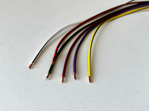 Thinwall Cable, 1mm², 16.5 Amps, Yellow/Black