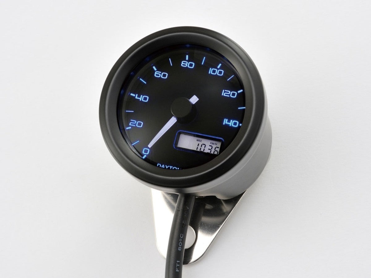 Speedo, 48mm, Daytona Velona, Black, Electric with Bracket