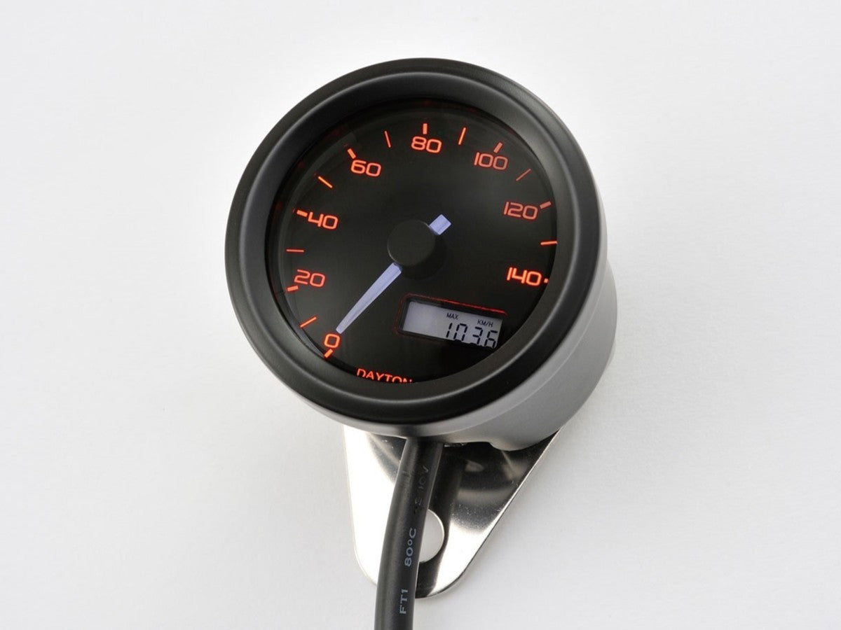 Speedo, 48mm, Daytona Velona, Black, Electric with Bracket