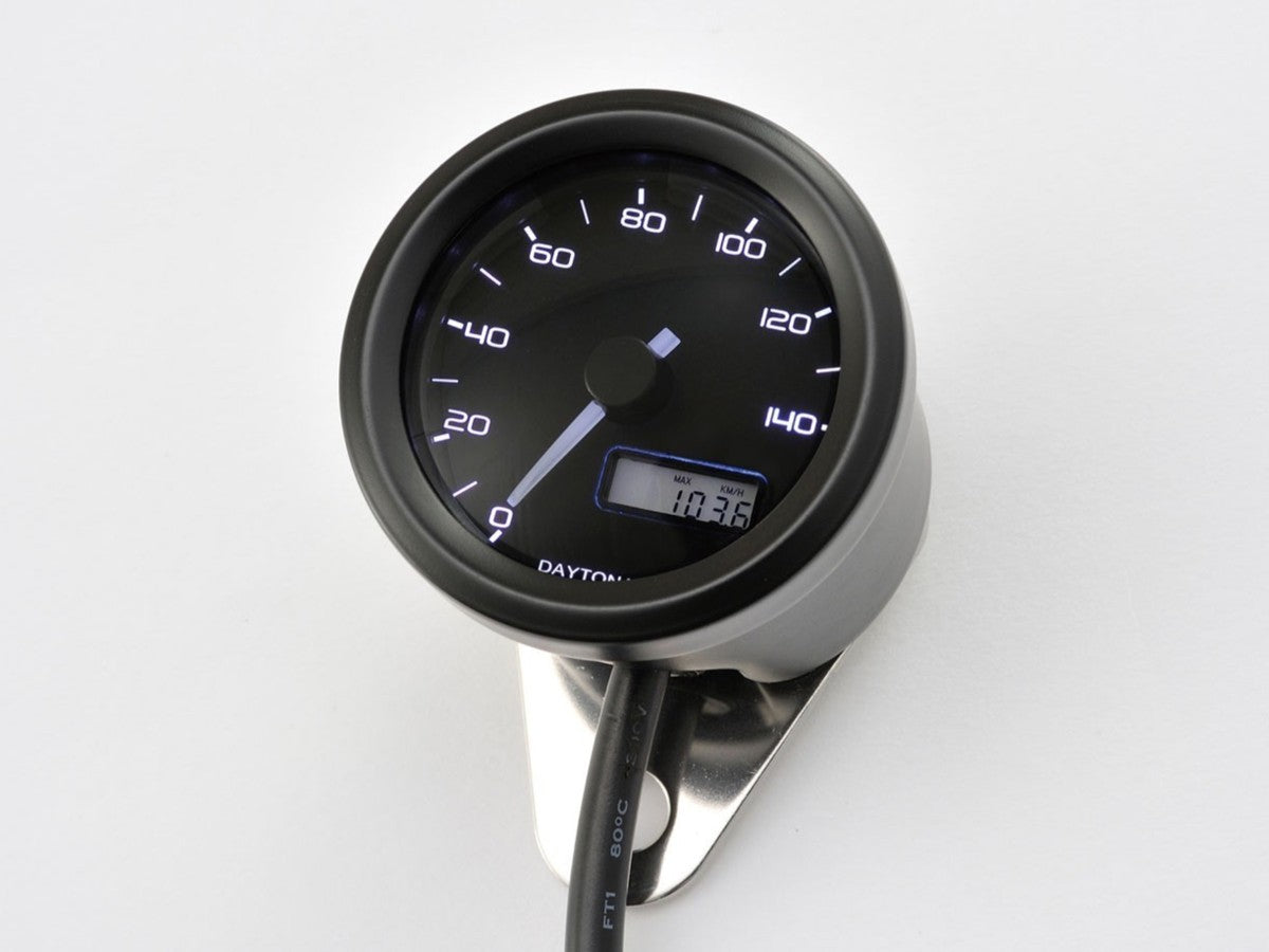 Speedo, 48mm, Daytona Velona, Black, Electric with Bracket