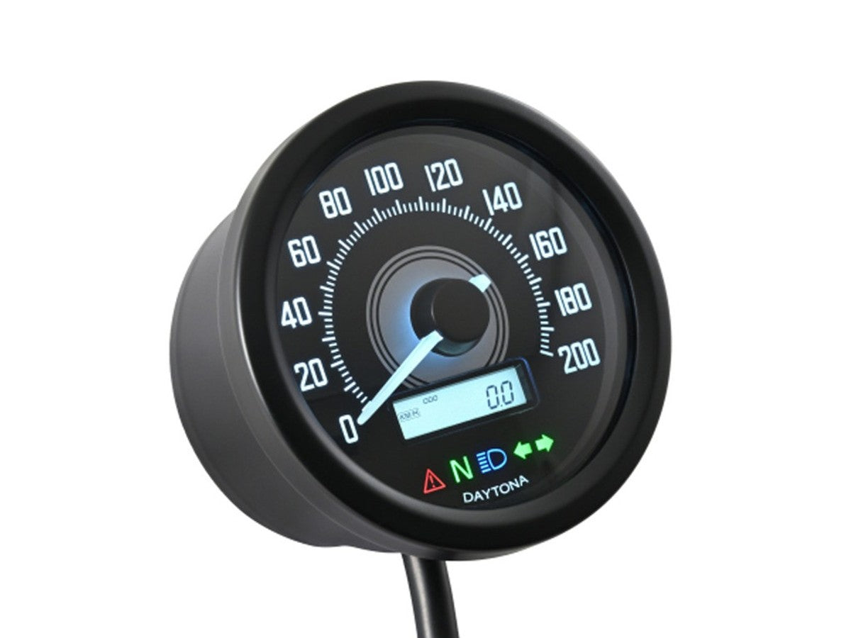 Speedo, 60mm, Daytona Velona60, Black, Electric with Bracket