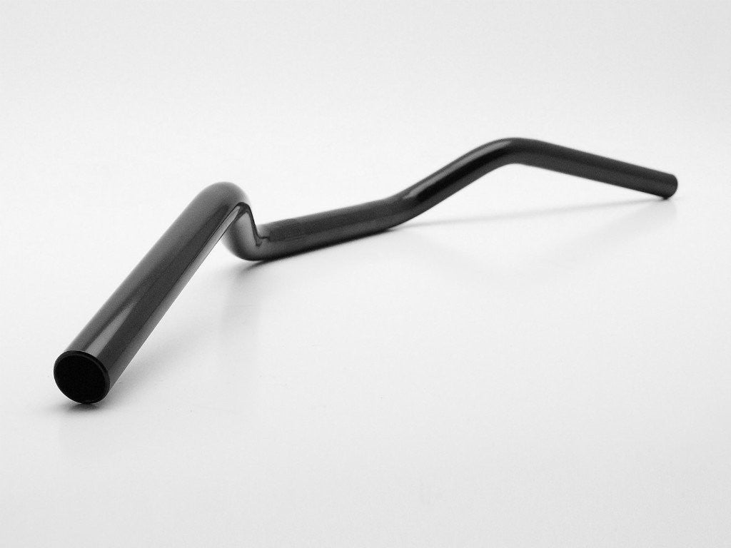 Handlebars, Low-rise, Black, 7/8"