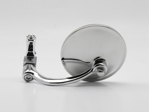 Mirror, Bar End, 4" Round, Stainless