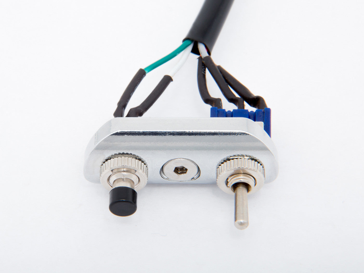 Switch Block, Low Profile, Chrome