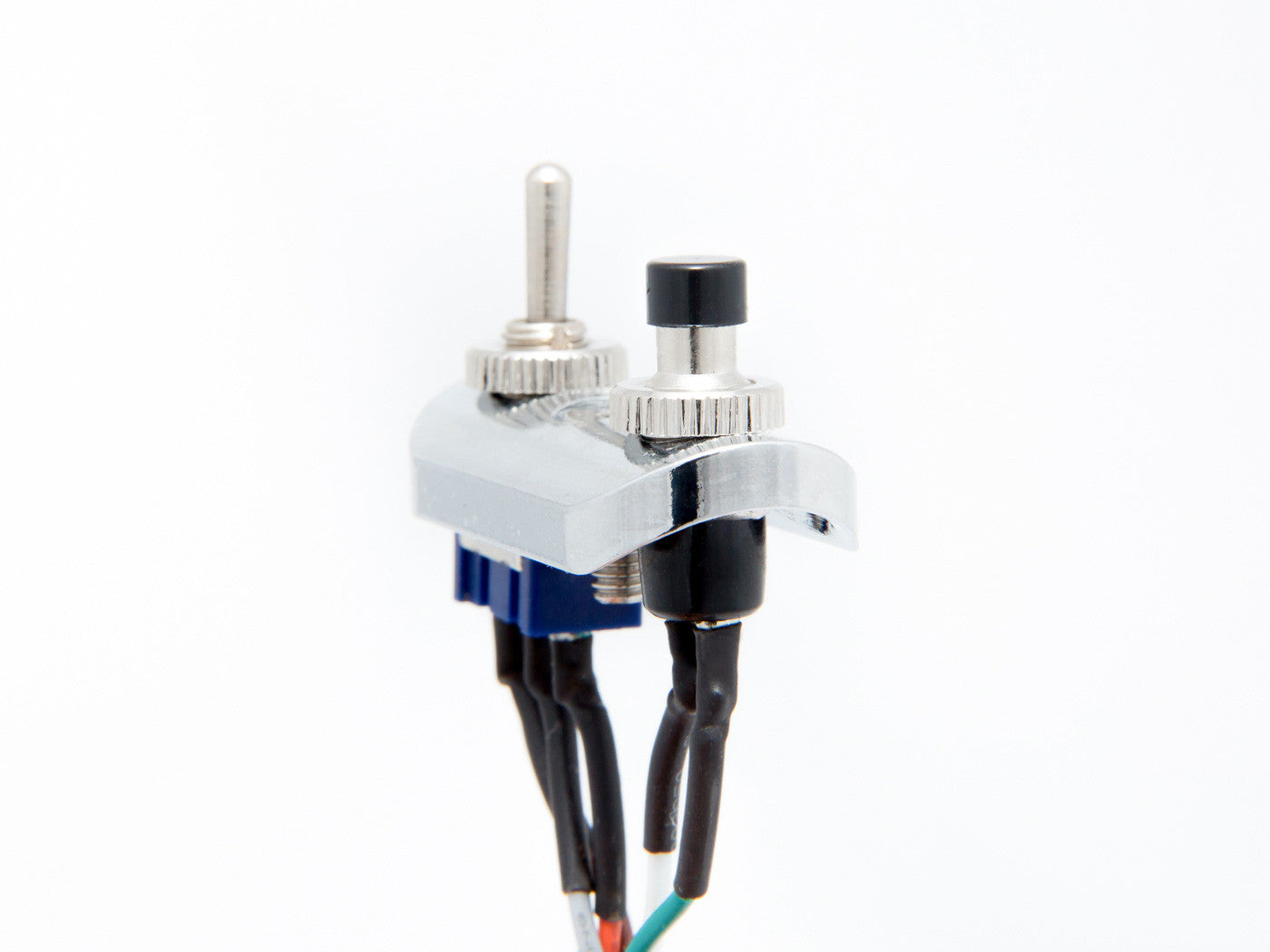 Switch Block, Low Profile, Chrome