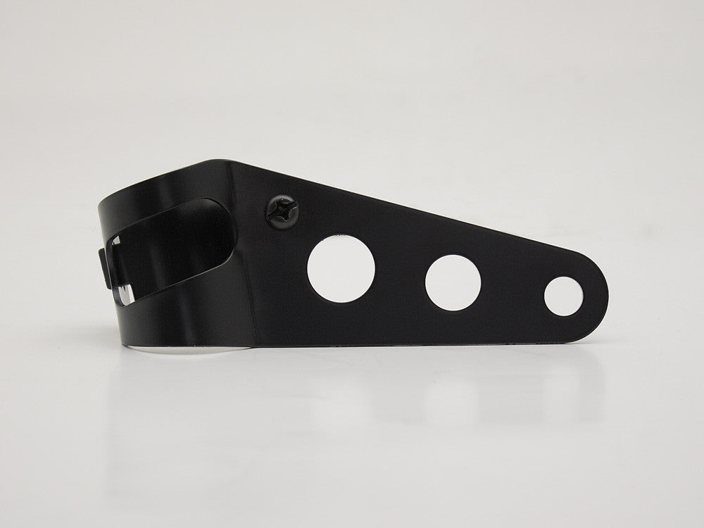 Headlight Brackets, Cafe Racer Style, Black