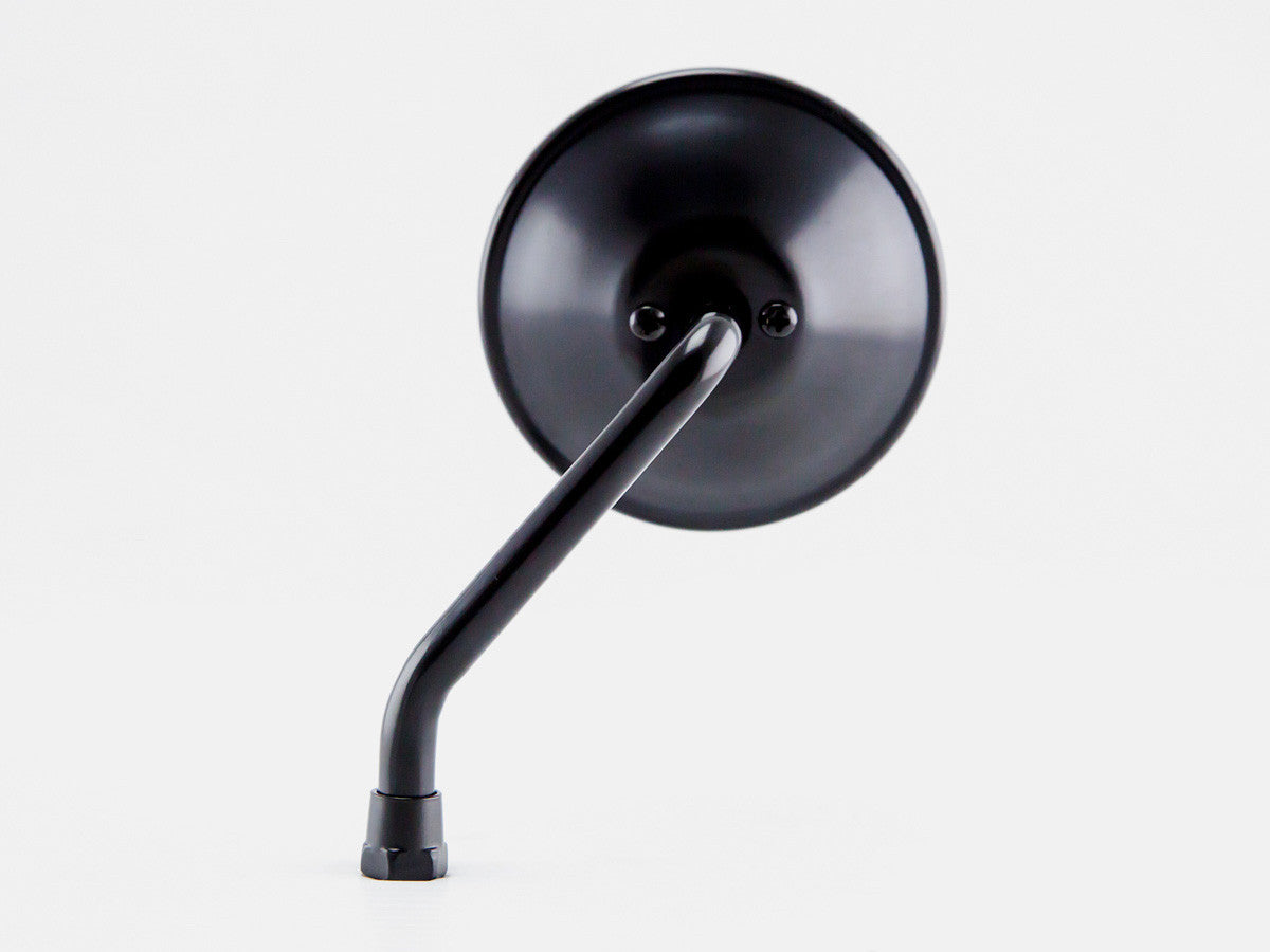 Mirror, Round, Black, Short Stem Custom Cafe Racer, Tracker