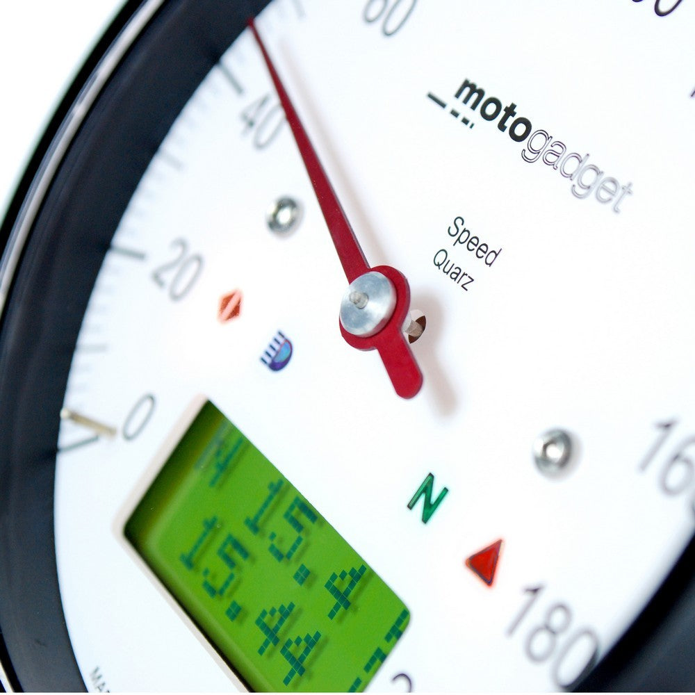 Motogadget Motoscope Classic Speedo, Black Bezel & Housing