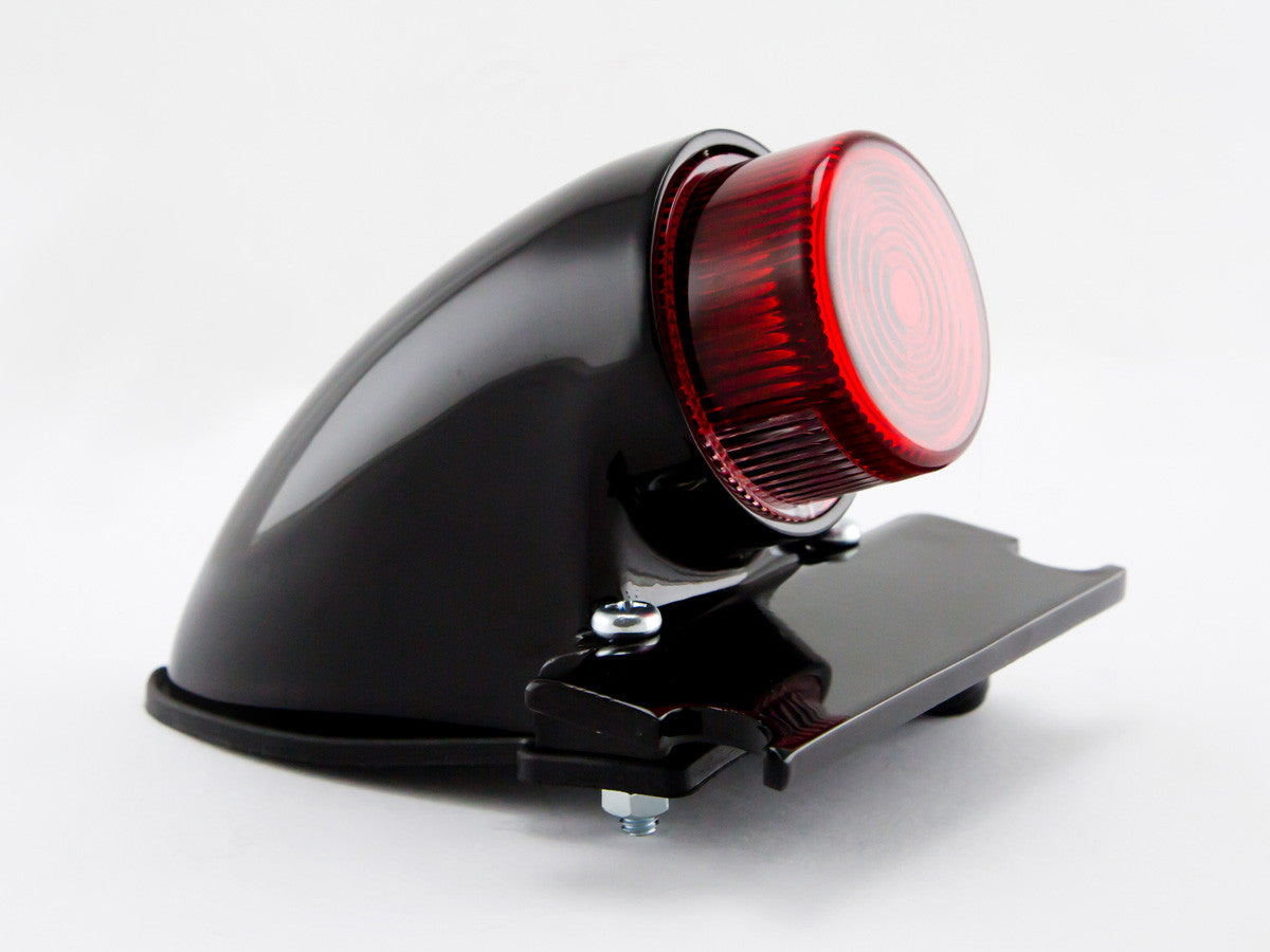 Tail Light, Sparto, Flat Lens, Black