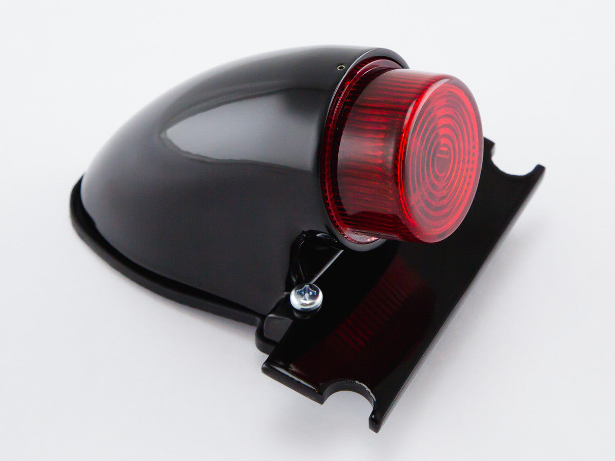 Tail Light, Sparto, Flat Lens, Black