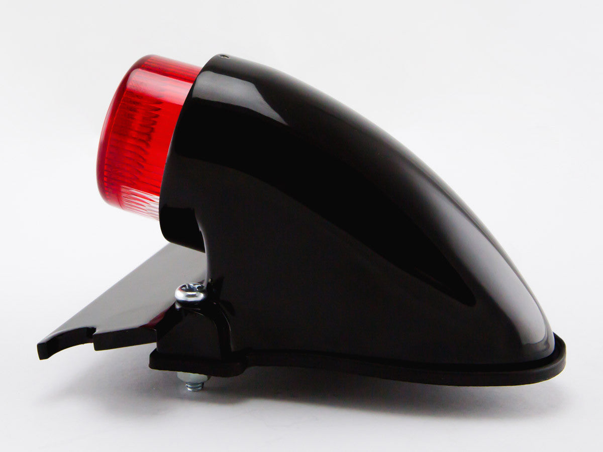 Tail Light, Sparto, Flat Lens, Black