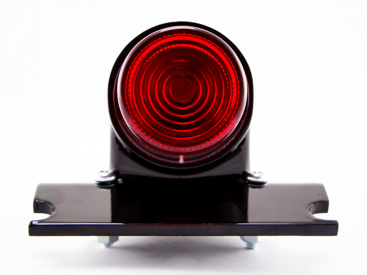 Tail Light, Sparto, Flat Lens, Black