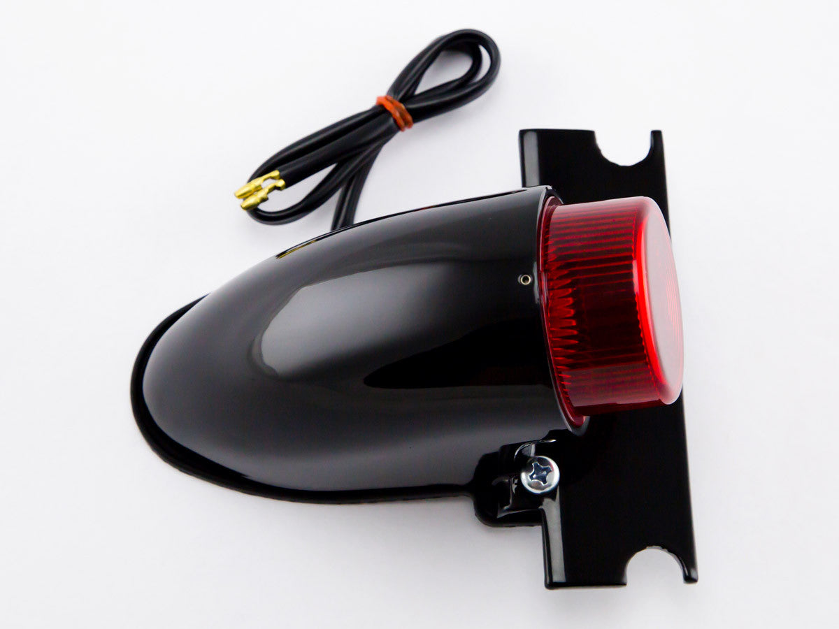 Tail Light, Sparto, Flat Lens, Black