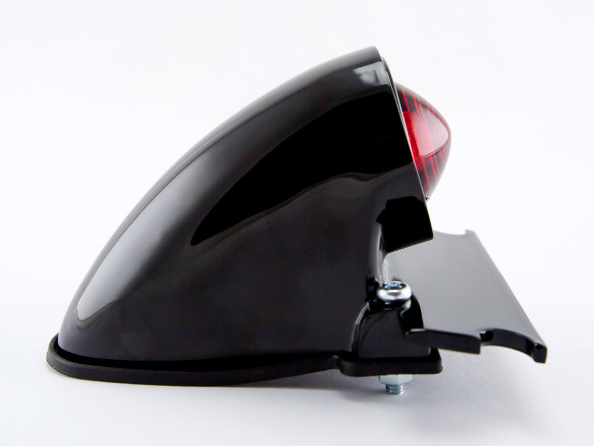 Tail Light, Sparto, Pointed Lens, Black